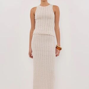 DISSH Knit Skirt & Top Set